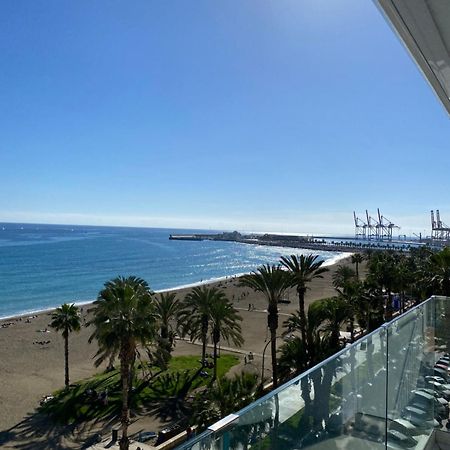 Playa Malagueta Vistas Frontal Al Mar Con Dos Dormitorios Málaga Dış mekan fotoğraf